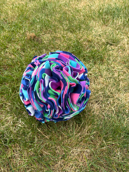 XL snuffle ball, 10 inches, pet enrichment, enrichment toy