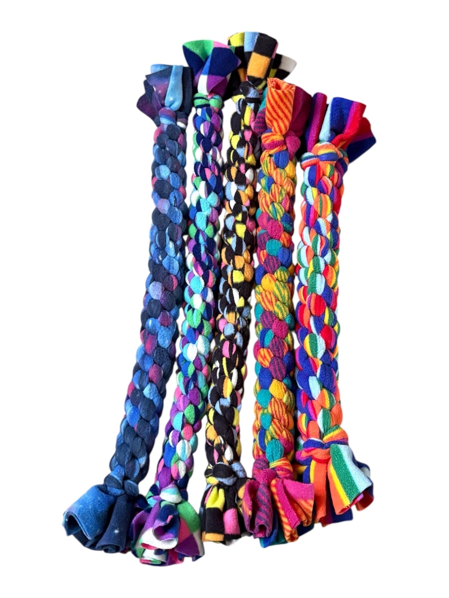 Jumbo thick Braided Fleece Dog Tug Toy: Durable Interactive Play