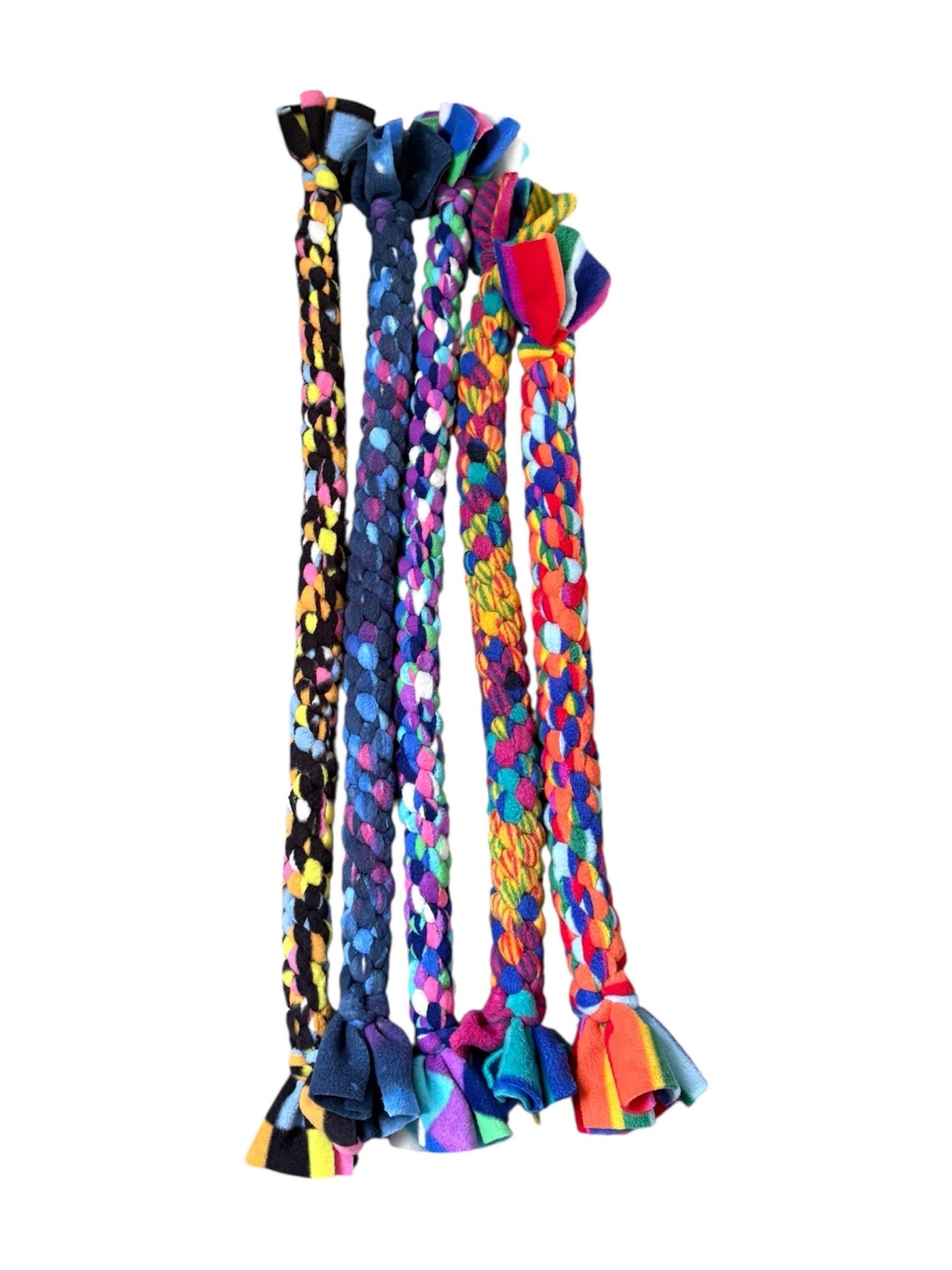 XL Braided Fleece Dog Tug Toy: Durable Interactive Play