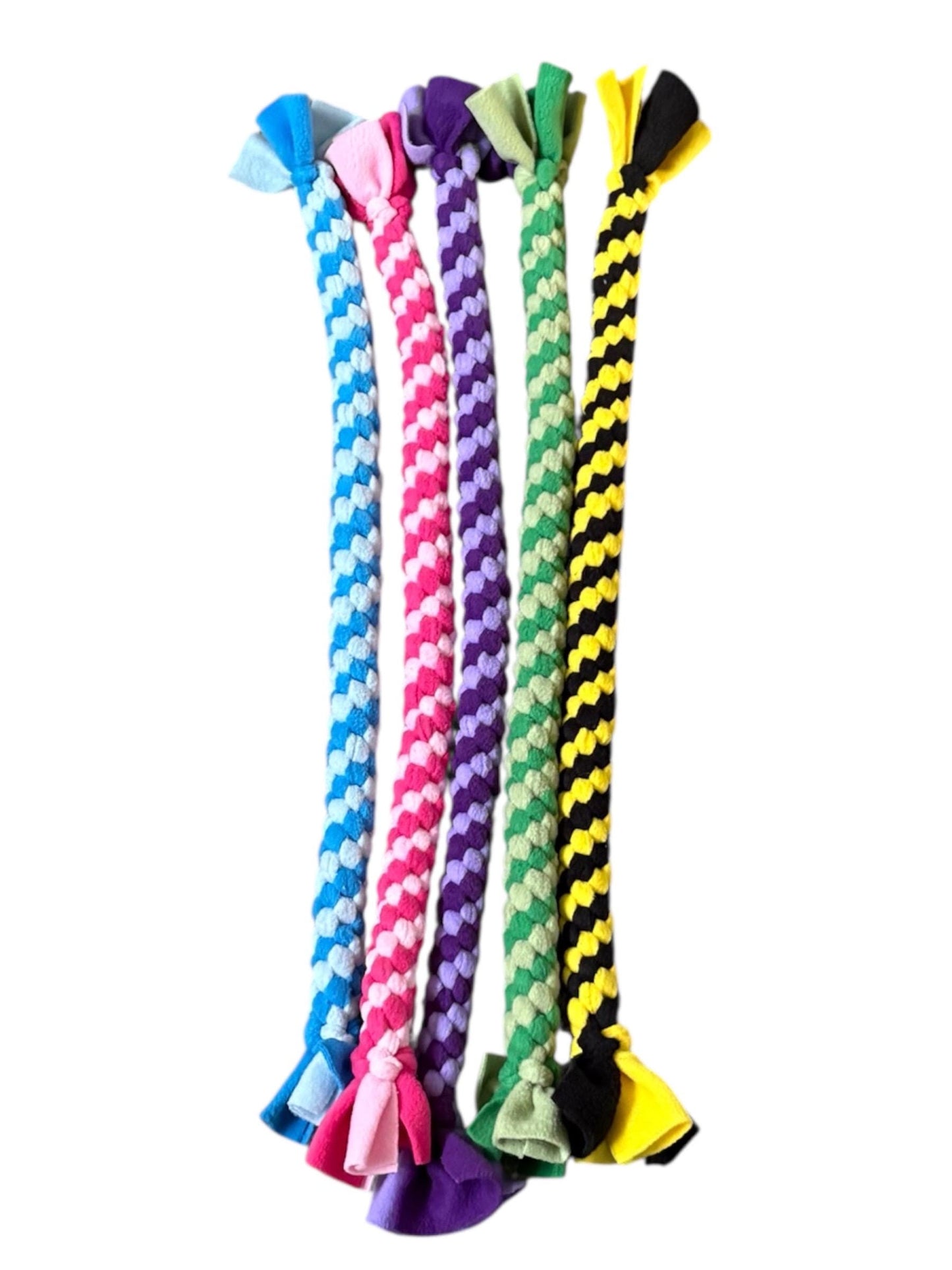 XL Braided Fleece Dog Tug Toy: Durable Interactive Play