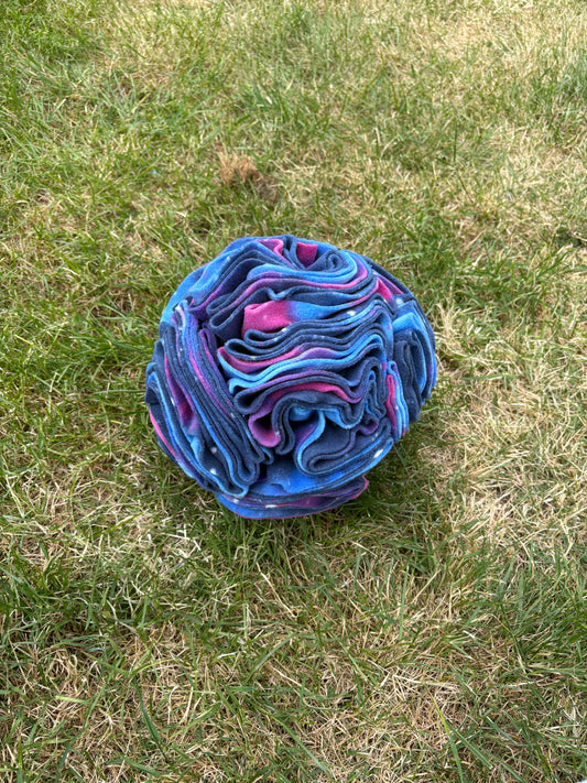 XL snuffle ball, 10 inches, pet enrichment, enrichment toy
