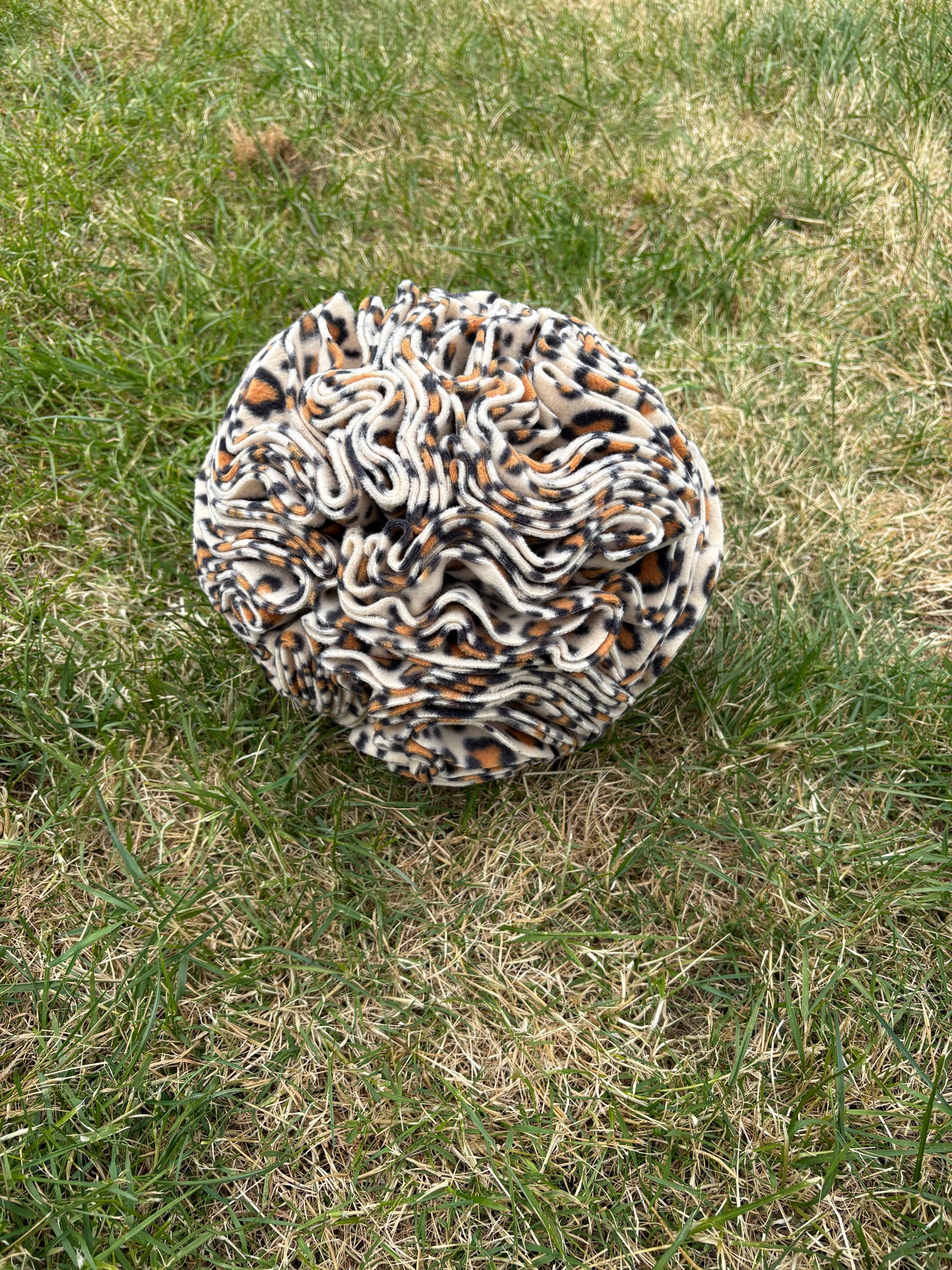 XL snuffle ball, 10 inches, pet enrichment, enrichment toy