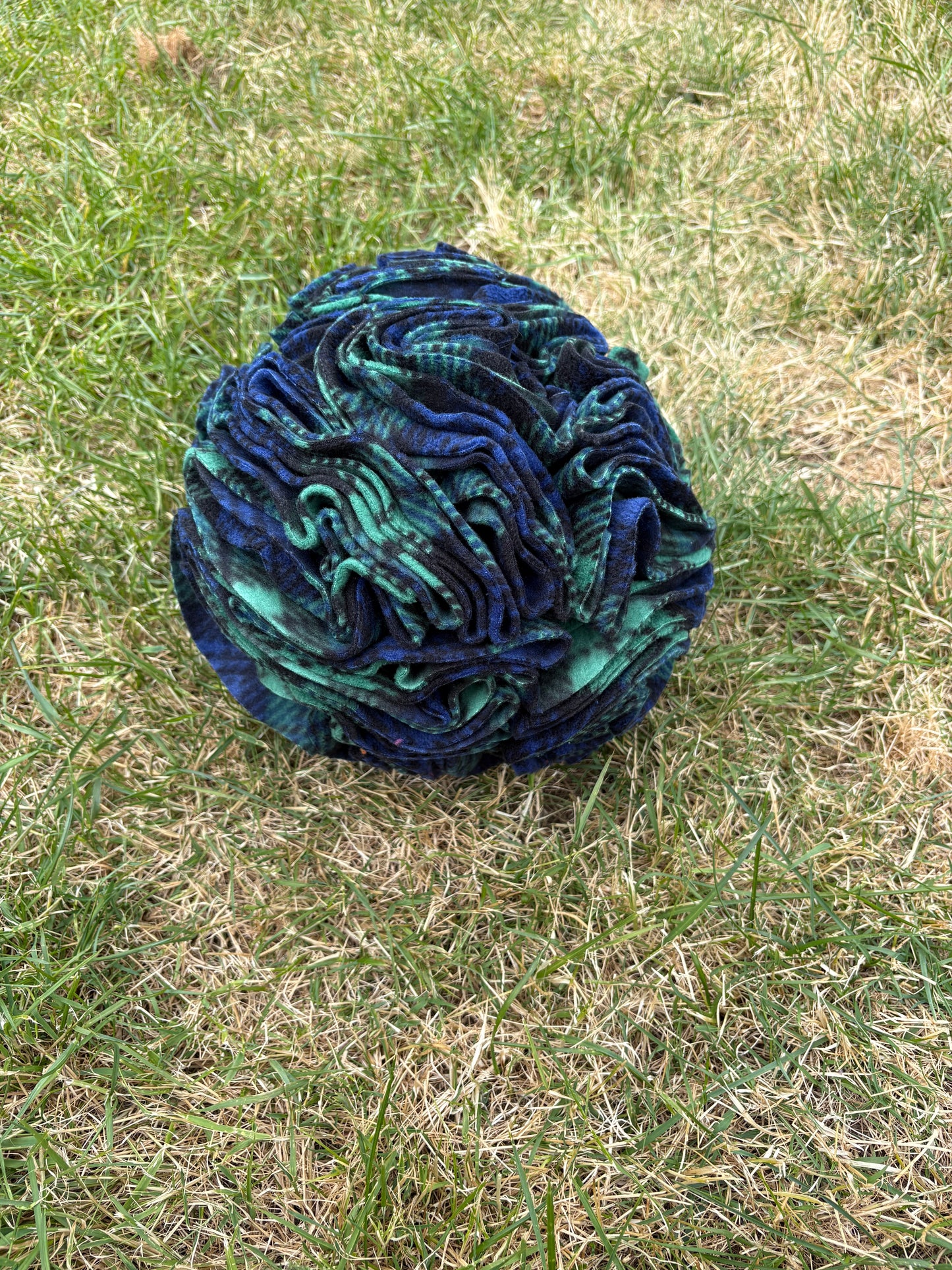 XL snuffle ball, 10 inches, pet enrichment, enrichment toy