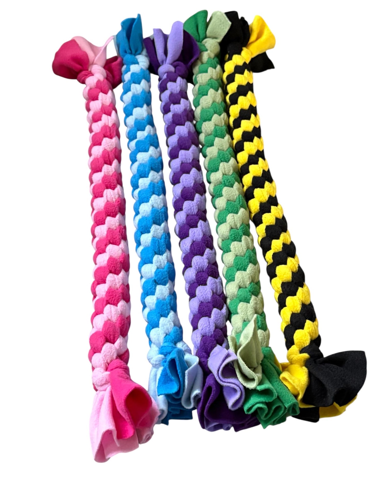 Jumbo thick Braided Fleece Dog Tug Toy: Durable Interactive Play